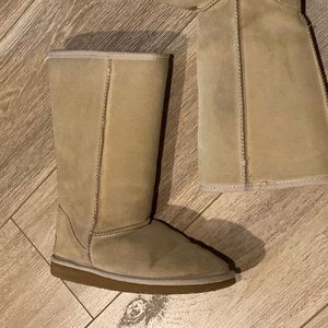 Minnetoka light brown boots - leather